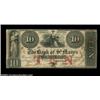 Image 1 : Columbus, GA- The Bank of St. Mary's $10 Nov. 16, 1846 G38aA high grade example bearing a red overpr