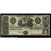 Columbus, GA- Chattahoochee Rail Road & Banking Company of Georgia $5 Jan. 8, 1840 G8A very scarce n