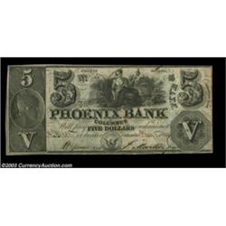 Columbus, GA- Phoenix Bank $5 May 1, 1843 G6Nice Extremely Fine. Important notice: We expect to be a