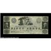Image 1 : Cuthbert, GA- Jno. Gill 50ó Jan. 1, 1842An extremely scarce piece of early Georgia scrip, and with a