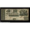 Image 1 : Darien, GA- The Bank of Darien $20 Oct. 1, 1835 G42A very scarce note, particularly in this state of