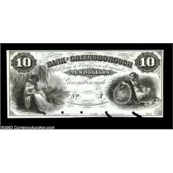 Greensborough, GA - Bank of Greensborough $10 G8a ProofThis Uncirculated example, an ex-ABNCo. proof