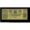 Image 1 : Macon, GA- City Council of Macon $1 March 20, 1840An excessively rare full size note with a nice sil
