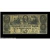 Image 1 : Goshen, IN - Elkhart County Bank $5 Oct. 1, 1853 G6A rare note that has an unfortunately famous pedi
