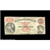 Image 1 : Burksville, KY - Bank of Louisville $10 C44, two examplesTwo notes, both counterfeits of the Burksvi