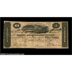 Carlisle, KY - Farming & Commercial Bank of Carlisle $3 Dec. 9, 1819 G22a; $5 Dec. 9, 1819 G24aTwo n