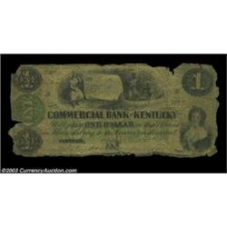 Harrodsburg, KY- Commercial Bank of Kentucky $1 G46a Hughes 668A very scarce note listed in Haxby as