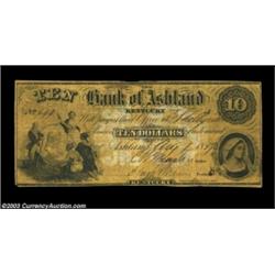 Shelbyville, KY - Bank of Ashland $10 Aug. 1, 1857 C22aA second example, this one Fine-Very Fine wit