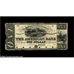 Boston, MA- The American Bank $1 Haxby UNLThe entire issue from the only "American Bank" listed in H