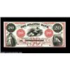 Image 1 : Boston, MA- The Atlantic Bank $20 G80c ProofA glorious red, white and black Proof mounted on a card,