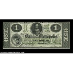Boston, MA- The Bank of the Metropolis $1 Nov. 1, 1862 G2aA magnificent late issue example from this