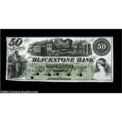 Boston, MA- The Blackstone Bank $50 G28a ProofLast of the Proofs from here in the Denly collection..