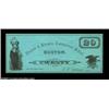 Boston, MA- Bryant & Stratton Commercial School $20 Schingoethe MA110-20A scarce note listed as an R