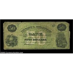 Boston, MA- Bryant & Stratton $2, $50, $100 Schingoethe MA 100-2, 50, 100Three tougher pieces of col
