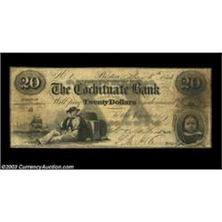 Boston, MA - Cochituate Bank $20 Jan. 8, 1853 G12This attractive, evenly circulated note with the di