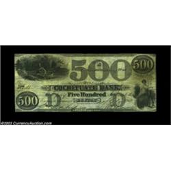 Boston, MA- Cochituate Bank $500 Nov. 1, 1853 Haxby UNLThe design of Haxby G18, but with the word "M