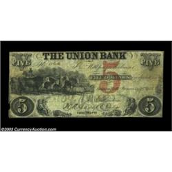Swanton Falls, VT- The Union Bank $5 (2) G16a, ?Two pieces, the first an attractive example of what.