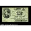 Image 1 : Boston, MA- S. Cohen & Co. 10ó, 25ó Jan. 1, 1863A pair of very rare scrip issues, the 10ó with a bit