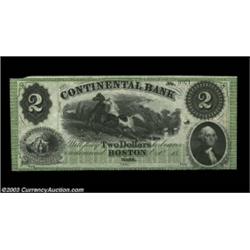 Boston, MA- The Continental Bank $2 G4aAnother very popular remainder example. Uncirculated, the mar
