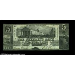 Boston, MA- The Freeman's Bank $5 G16A rare note which happens to be the Haxby plate piece. Nice Ver