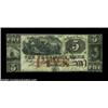 Image 1 : Boston, MA- The Freeman's Bank $5 June 17, 1861 UNLAn unlisted note raised from a $1 (Haxby G4a) fro