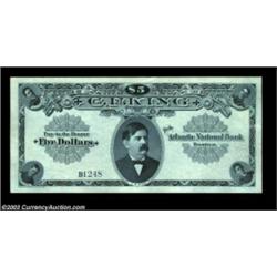 Boston, MA- C.F. King $5, $10, $20, $50An enigmatic set of four "Personal Checks" of C.F. King, each