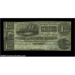 Boston, MA- The Lafayette Bank $1.25 Oct. 3, 1837 G6A lovely signed and issued example of this odd d