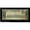 Boston, MA- The Lafayette Bank $50 July 20, 1836 G30A very rare note which is the sole example of th