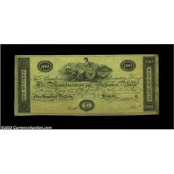 Boston, MA- The Manufacturers & Mechanics Bank $100 G92 ProofA very scarce early Proof, ex lot 1771.