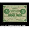 Image 1 : Boston, MA- W.P. Marshall 3óA piece of scrip using the "Memorandum Check" format from this merchant.