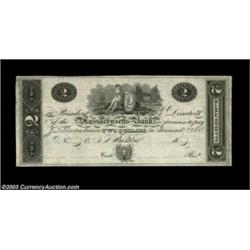 Boston, MA- The Massachusetts Bank $2 G86 ProofAn attractive Proof example, ex- lot 657 of Stack's A