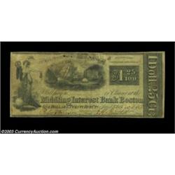 Boston, MA- The Middling Interest Bank $1.25, $1.50, $1.75 A5, A10, A15Three pieces, each altered fr