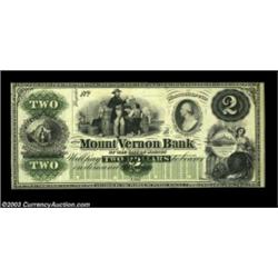 Boston, MA- The Mount Vernon Bank $2 G4a ProofA lovely colored Proof mounted on heavy card stock. Un