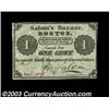 Image 1 : Boston, MA- Salom's Bazaar 1ó, 2ó, 3óThree pieces, each on the memorandum check form, all grading Ex