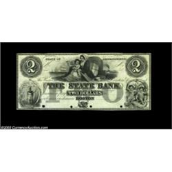 Boston, MA- The State Bank $2 G70 ProofA lovely Proof example.Uncirculated, 4 POC. Important notice: