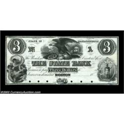 Boston, MA- The State Bank $3 G94 ProofA most attractive $3 Proof with just a few minor mounting rem