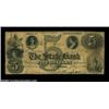 Boston, MA- The State Bank $5 May 1, 1857 G122The Haxby plate example of this very scarce note. Very