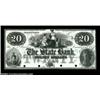 Image 1 : Boston, MA- The State Bank $20 G182 ProofThere are a few paper wrinkles and a tiny nip off the top r