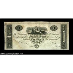Boston, MA- Suffolk Bank $1 G20 ProofA scarce early Reed Proof with a bit of water staining. Uncircu