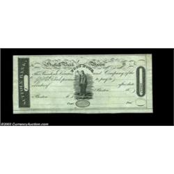 Boston, MA- Suffolk Bank G190 ProofA Reed Proof of a Post Note, the denomination which was to be fil
