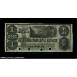 Boston, MA- The Tremont Bank $1 G16aAn enigmatic remainder example, clearly unissued by the Tremont.