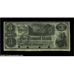 Boston, MA- The Tremont Bank $3 G44aAgain, this example is a remainder bearing the brown printed Nep