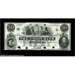 Boston, MA- The Union Bank $50 G234 ProofA very rare black and white Proof from the Denly holdings..
