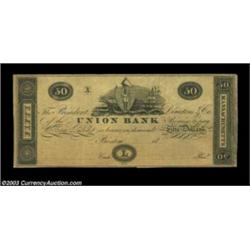Boston, MA- The Union Bank $50 G220 ProofAn early Reed Proof, likely from the Abner Reed sale itself
