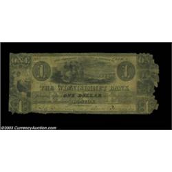 Boston, MA- The Winnisimmet Bank $1 G2This bank, in existence for only two years between 1833 and 18