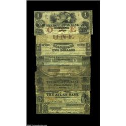 Boston Grouping.Boston, MA - Atlas Bank $5 Oct. 18, 1836 A5 Fine; $3 Jan. 1, 1842 S10 Fine, torn and