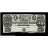 Image 1 : Detroit, MI - Detroit City Bank $1 18__ G2 Bowen 2An undated remainder with an attractive city vigne