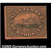 Image 1 : Brooklyn, NY - Union Ferry Co. A postage stamp sized chit valid for a foot passenger with a central.