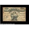 Image 1 : Livingston Manor, NY- John F. Sherwood 5ó Mar. 18, 1896 Harris UNLA rare late issue piece of scrip w
