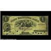 Image 1 : New York, NY - Corn Exchange Bank $1, April 15, 1862An issued piece with POC at the signatures and a